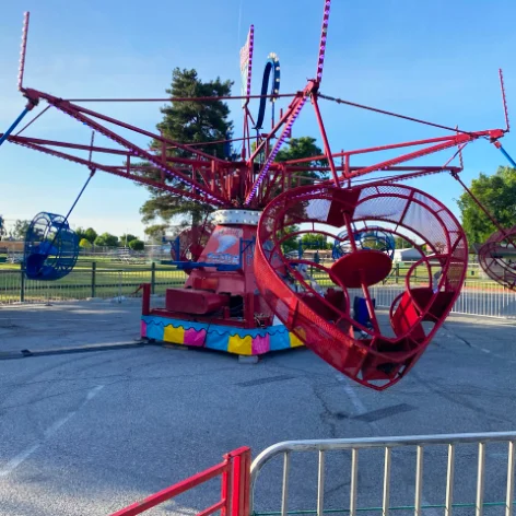 Thrilling carnival ride